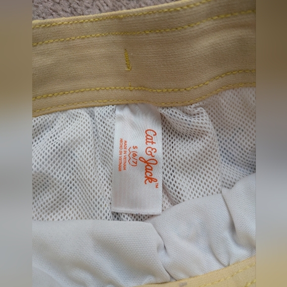 Cat & Jack Target Youth Boys Yellow Seagull Swim Trunks Small 6 / 7 - Picture 7 of 12